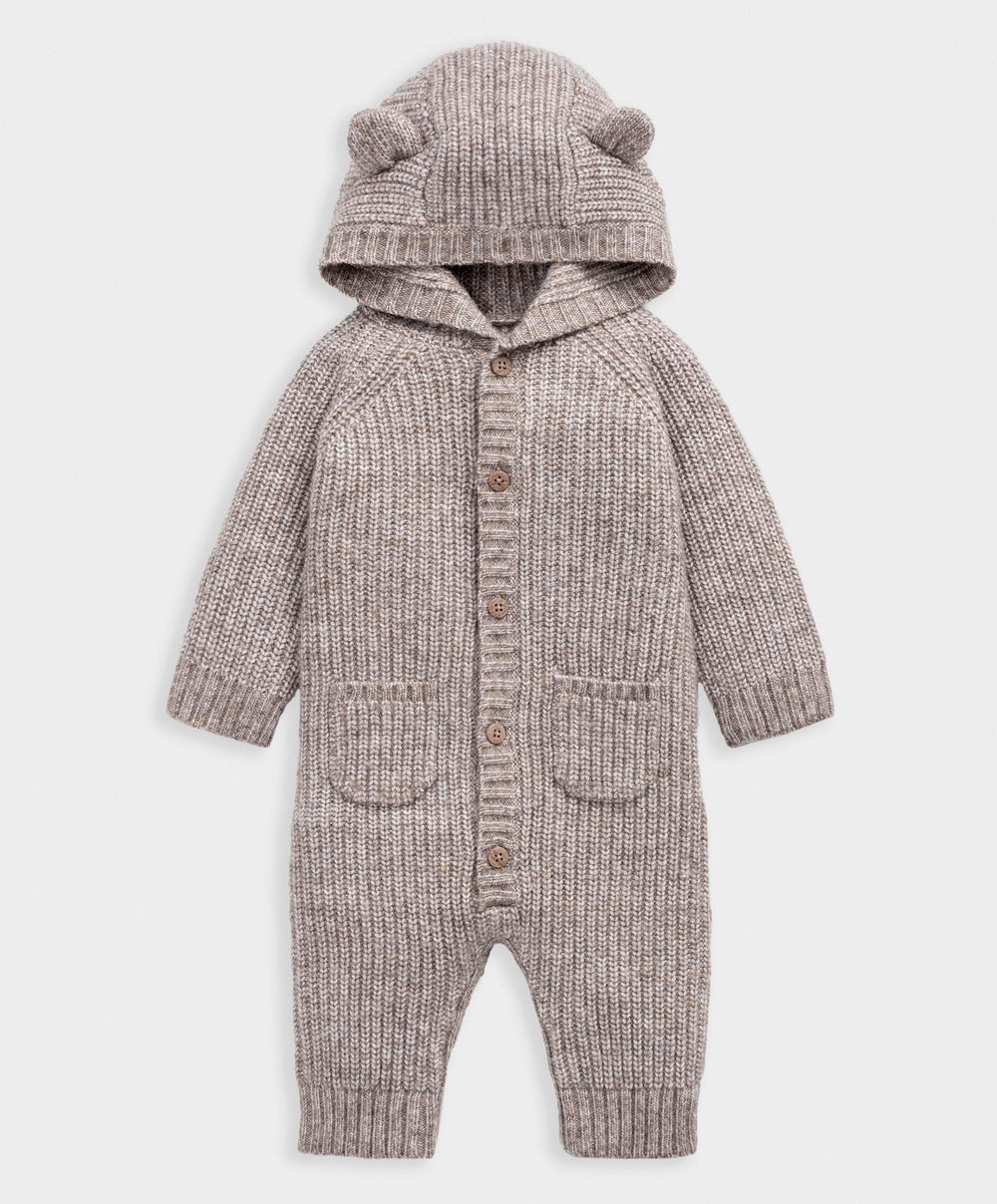 Mamas &amp; Papas Rompers Ribbed Knitted Romper