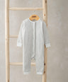 Mamas & Papas Rompers Ribbed Long-Sleeve Romper - Grey