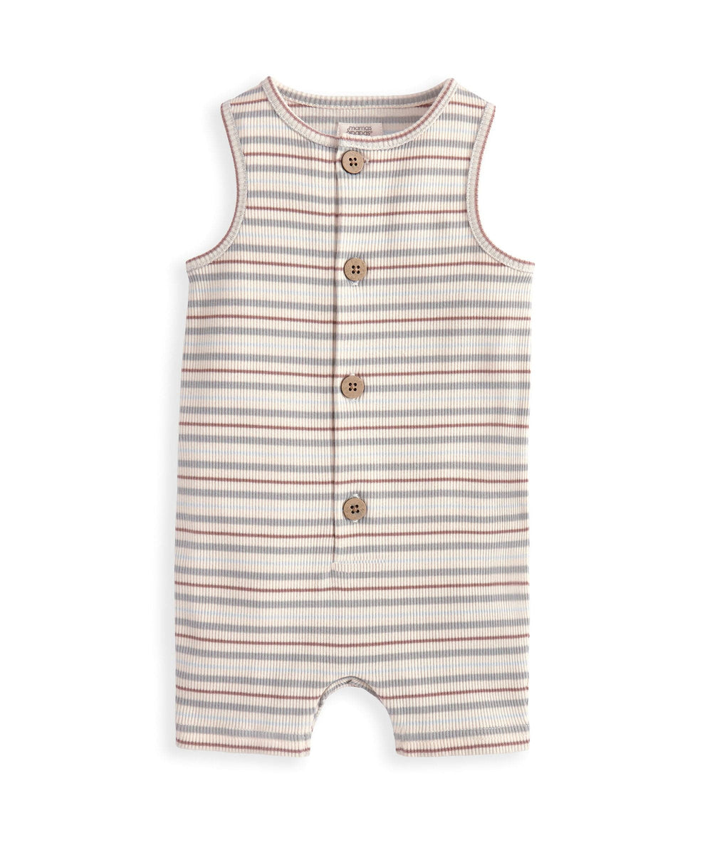 Mamas &amp; Papas Rompers Ribbed Shortie Romper