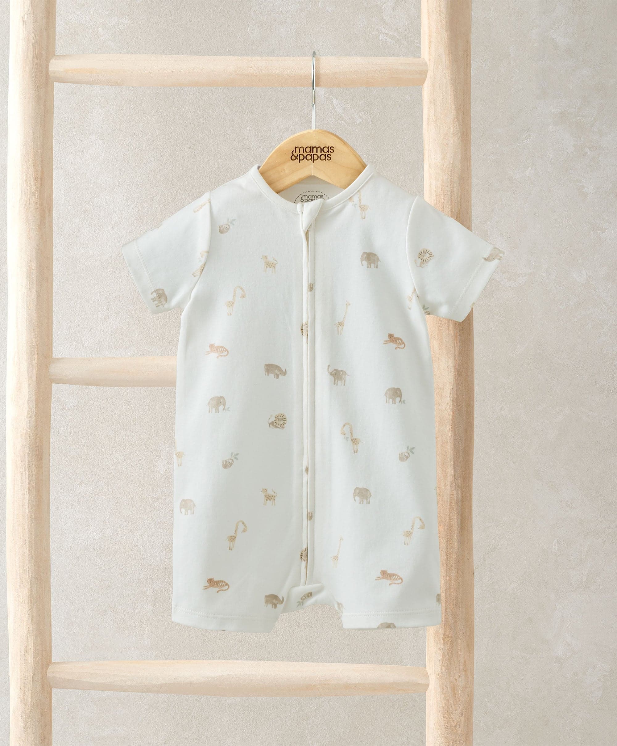 Safari All Over Print Shortie Romper – Mamas & Papas UK