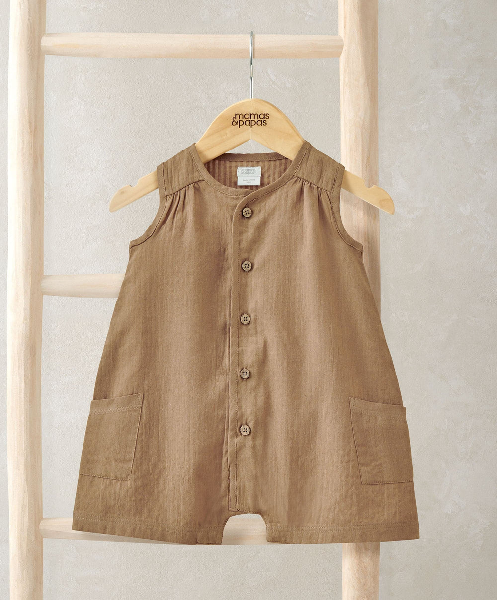 Mamas &amp; Papas Rompers Seersucker Romper