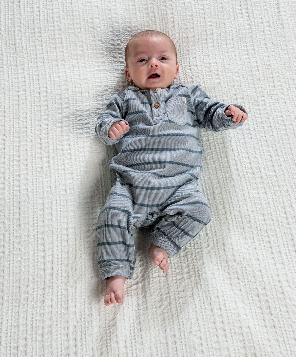 Striped Romper – Blue – Mamas & Papas UK