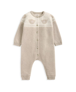 Mamas & Papas Rompers Teddy Bear Knitted Romper
