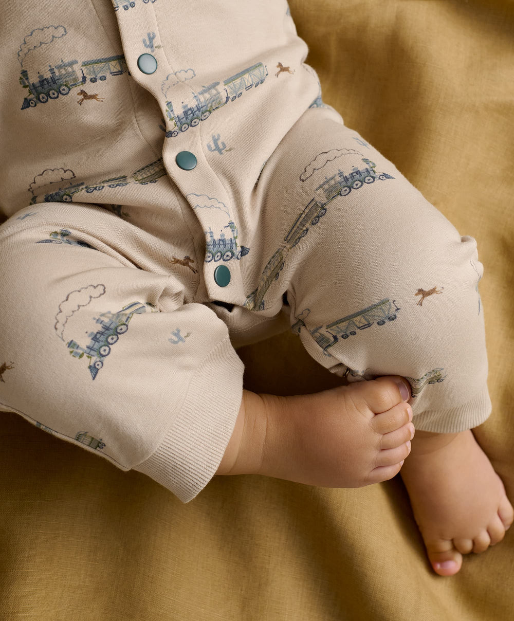Mamas &amp; Papas Rompers Train Long Sleeve Romper