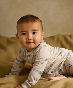 Mamas & Papas Rompers Train Long Sleeve Romper