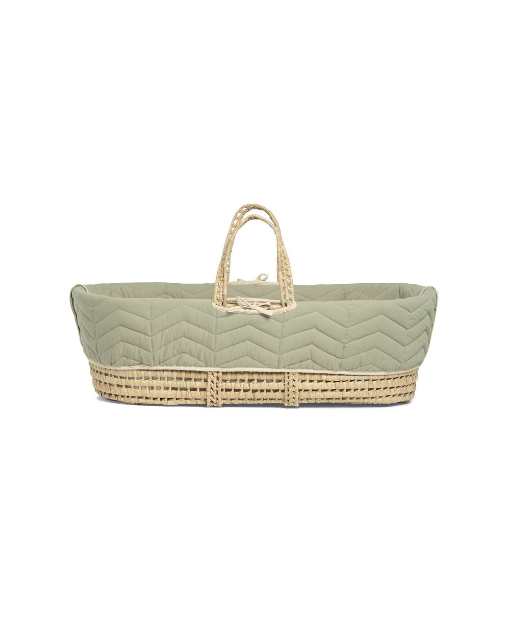 Mamas &amp; Papas Sage Moses Basket Bundle (3 Pieces)