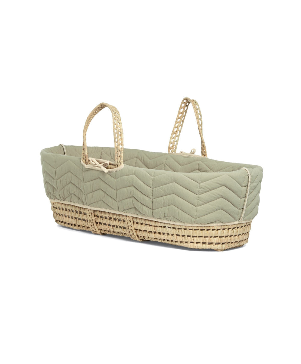 Mamas &amp; Papas Sage Moses Basket Bundle (3 Pieces)