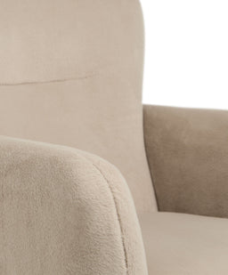 Mamas & Papas Settle Nursing Chair - Almond Sherpa