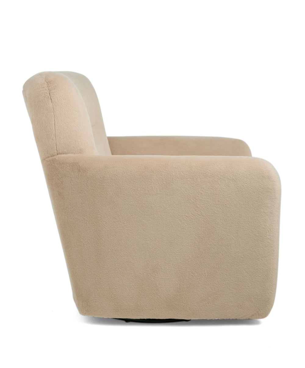 Mamas &amp; Papas Settle Nursing Chair - Almond Sherpa
