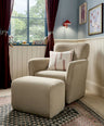 Mamas & Papas Settle Nursing Chair & Stool - Almond Sherpa