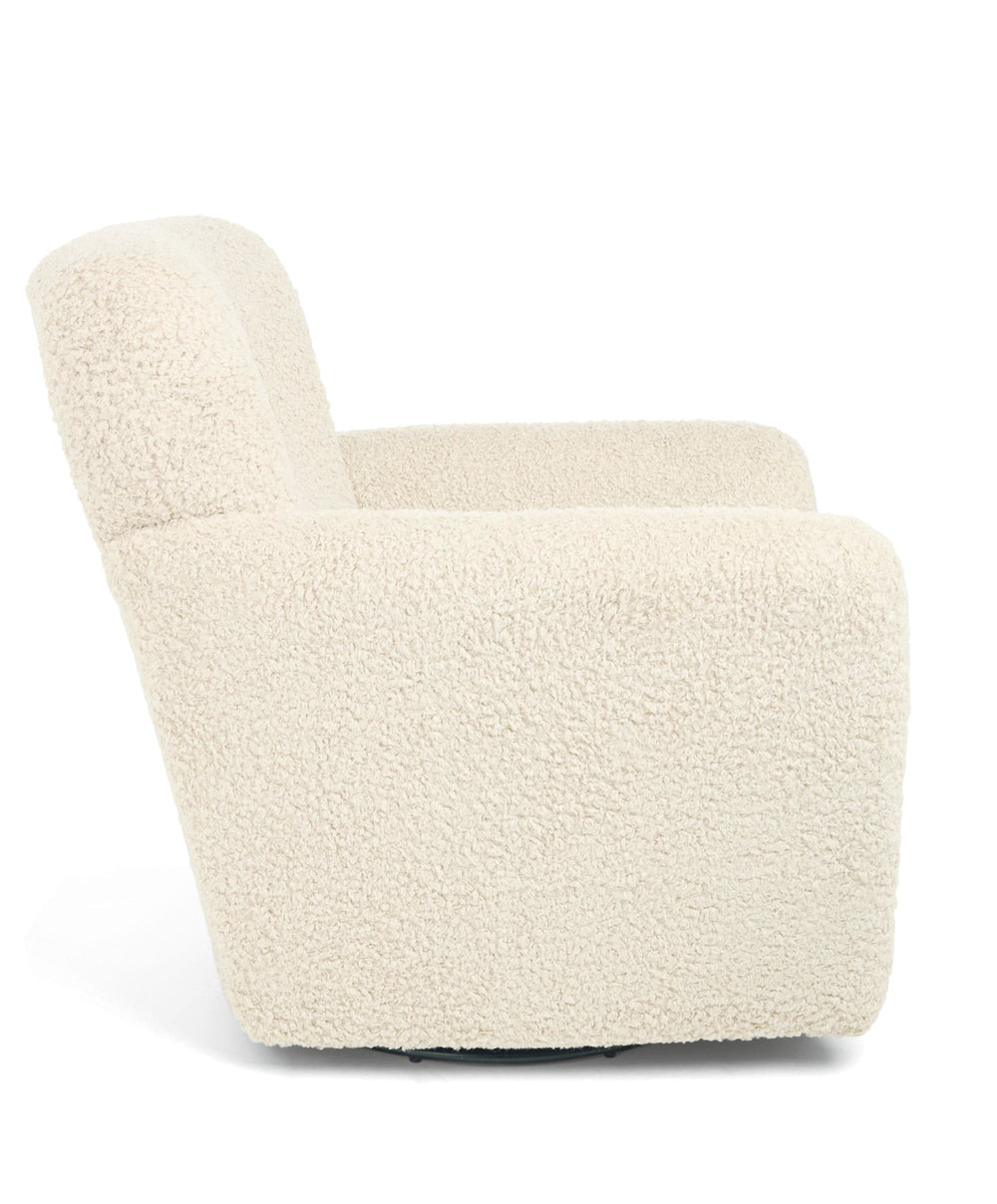 Mamas &amp; Papas Settle Nursing Chair &amp; Stool - Snow Teddy