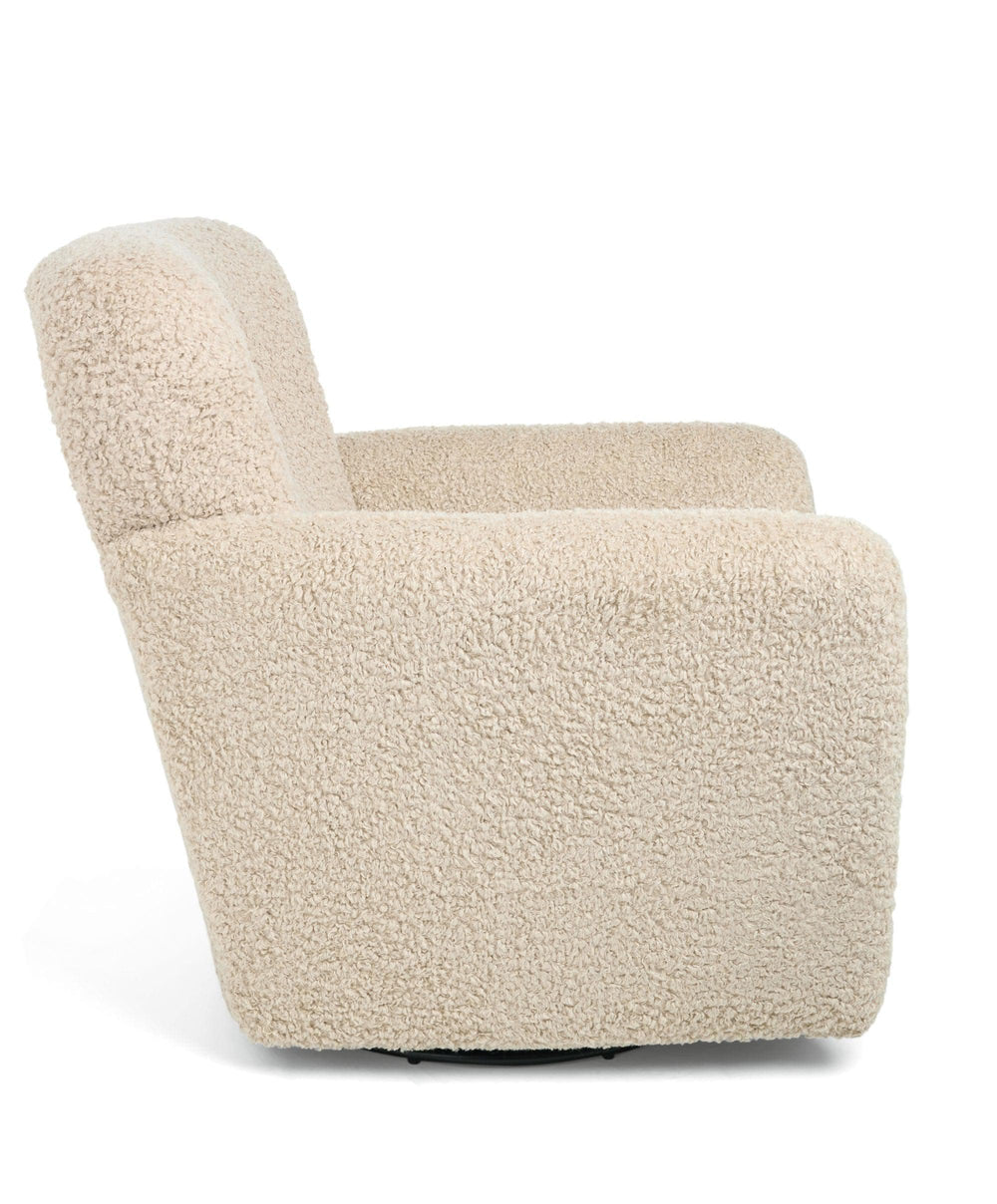 Mamas &amp; Papas Settle Swivel Nursing Chair &amp; Stool - Biscuit Teddy