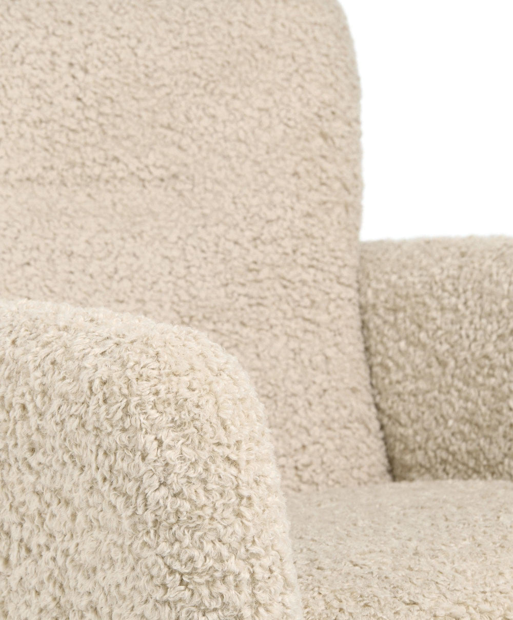 Mamas &amp; Papas Settle Swivel Nursing Chair &amp; Stool - Biscuit Teddy