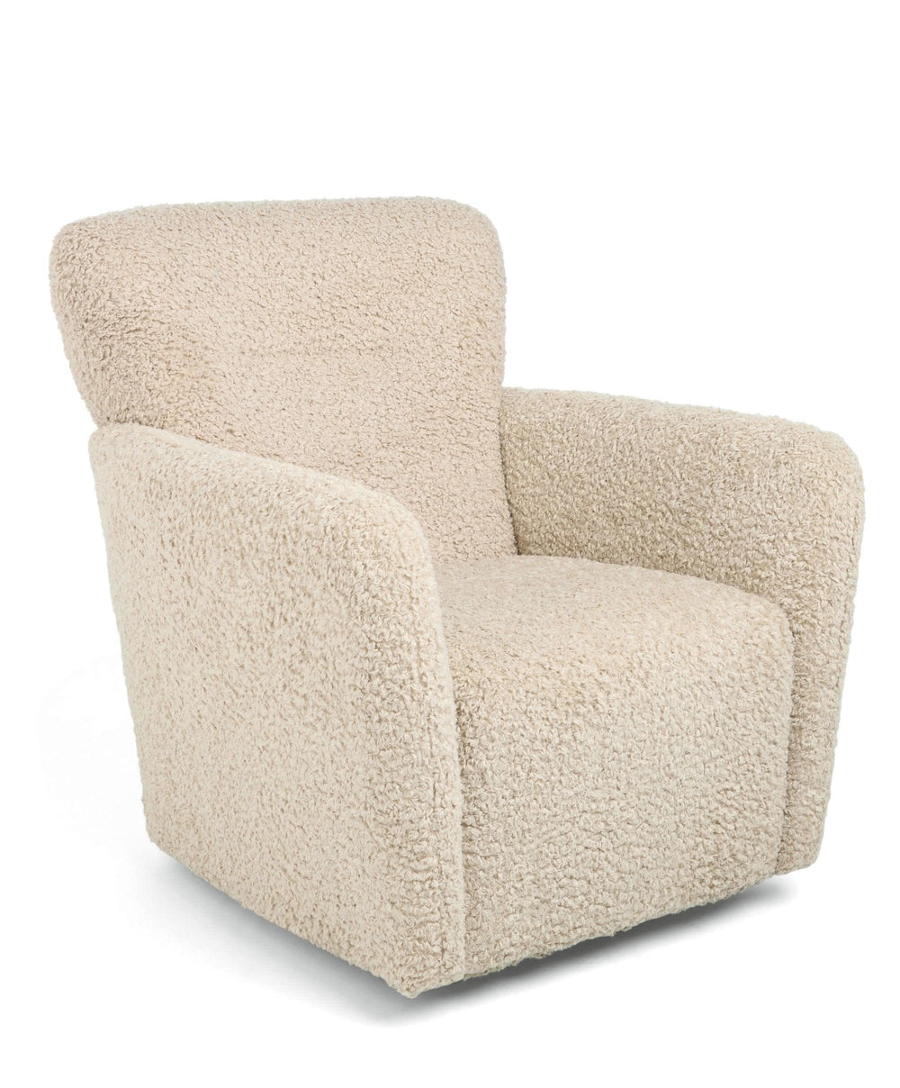 Mamas &amp; Papas Settle Swivel Nursing Chair &amp; Stool - Biscuit Teddy