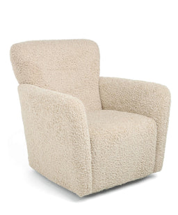 Mamas & Papas Settle Swivel Nursing Chair & Stool - Biscuit Teddy