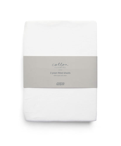 Mamas & Papas Sheets Carrycot/Large Moses Fitted Sheets (2 pack)