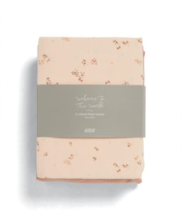 Mamas & Papas Sheets Cotbed Fitted Sheets (2 Pack) - Wildflower