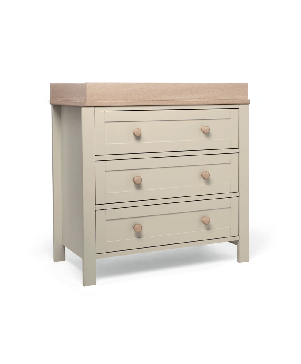 Mamas &amp; Papas Small Cotbed Bundles Wedmore 3 Piece Small Cotbed Range With Dresser Changer &amp; Wardrobe - Cashmere.