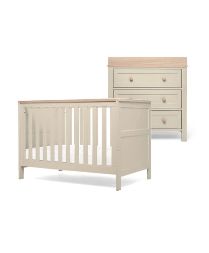 Mamas & Papas Small Cotbed Bundles Wedmore Small Cotbed Set With Dresser Chnager - Cashmere