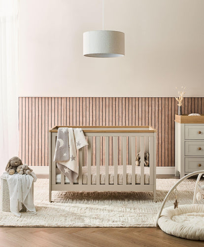 Mamas & Papas Small Cotbeds Wedmore Convertible Cot - Pebble