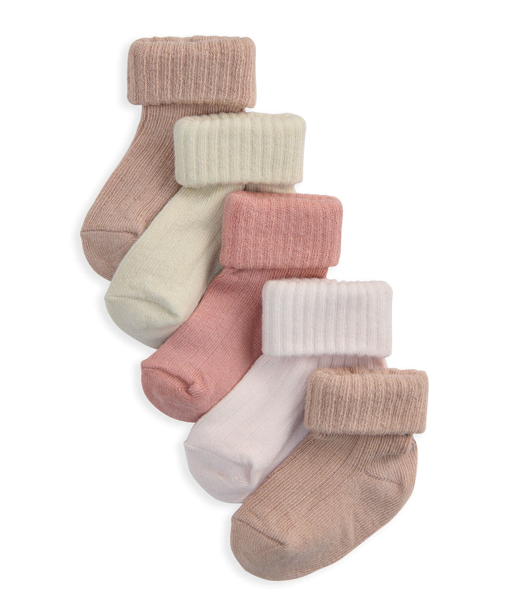 Mamas &amp; Papas Socks &amp; Tights Pink Socks (Pack of 5)