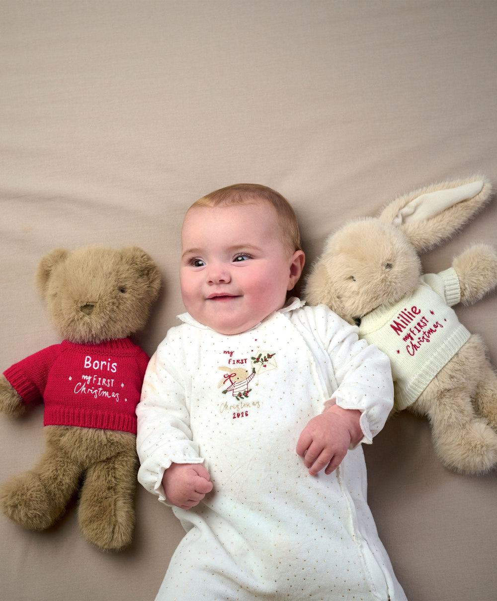 Mamas &amp; Papas Soft Toys Christmas Soft Toy - Boris Bear