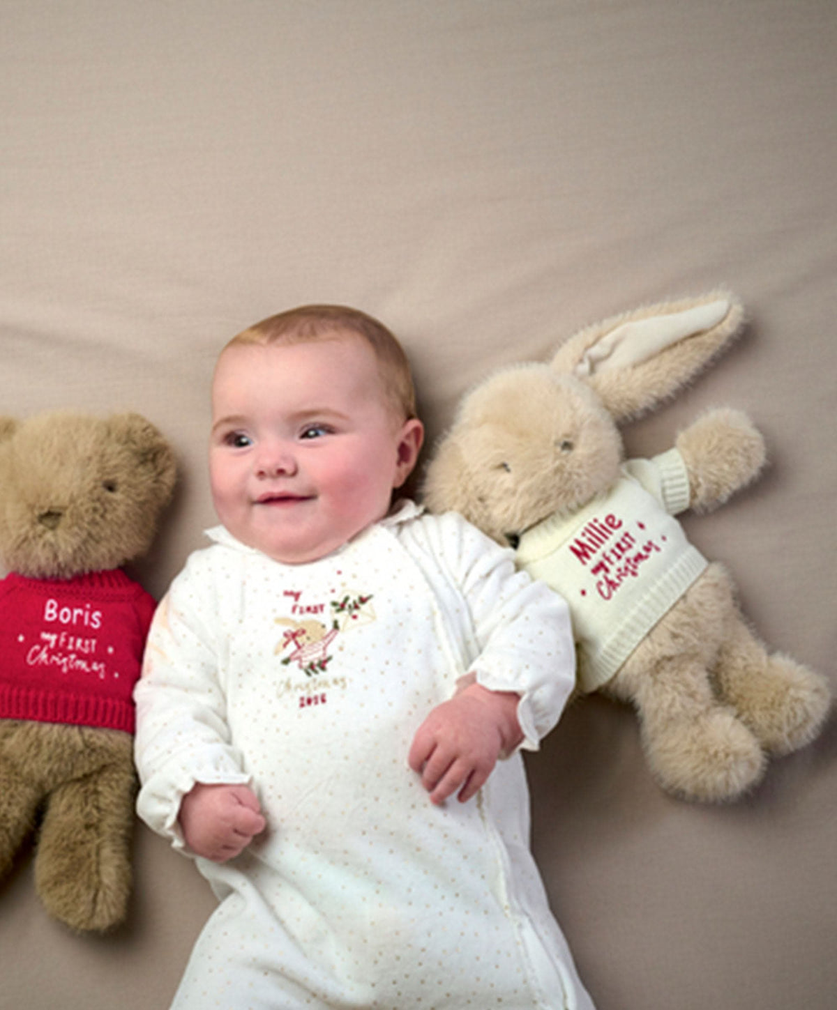 Mamas & Papas Soft Toys Soft Toy - Xmas Bunny 2026
