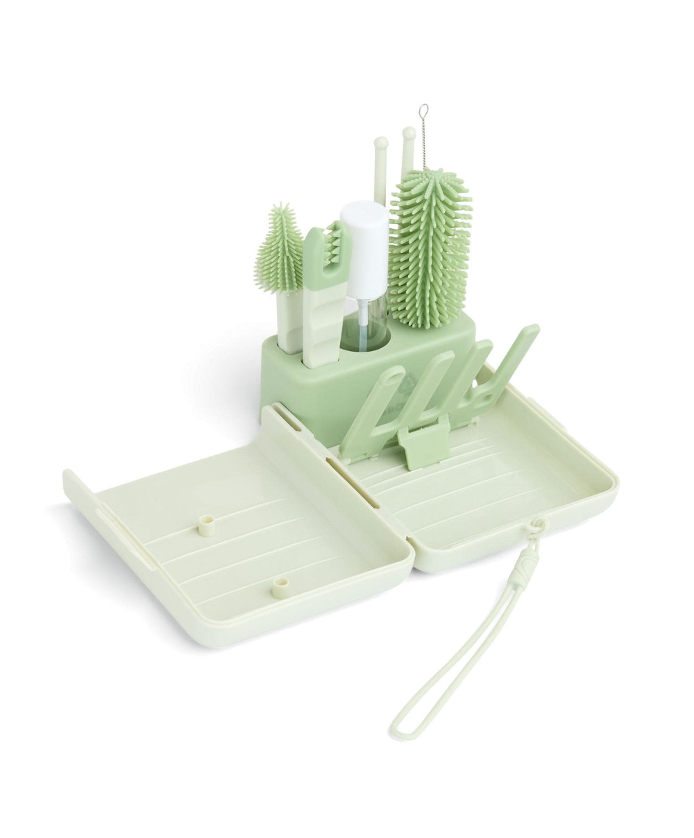 Mamas &amp; Papas Sterilisers Travel Bottle Cleaning Set - Eucalyptus