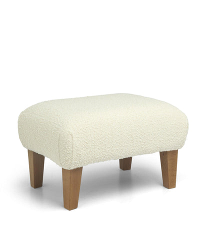 Mamas & Papas Stools Hilston Stool in Chenille Boucle - Oyster