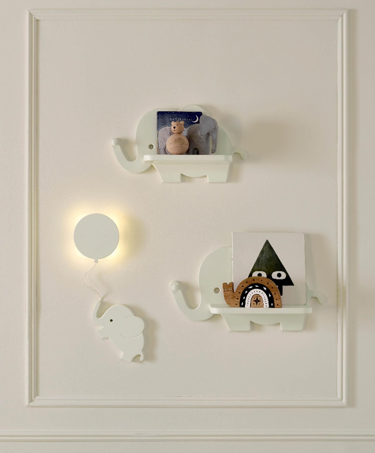 Elephant Shelves & Nightlight Nursery Decor Mamas & Papas UK