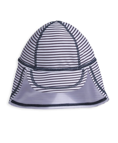 Mamas & Papas Stripe Swim Hat - Navy/White