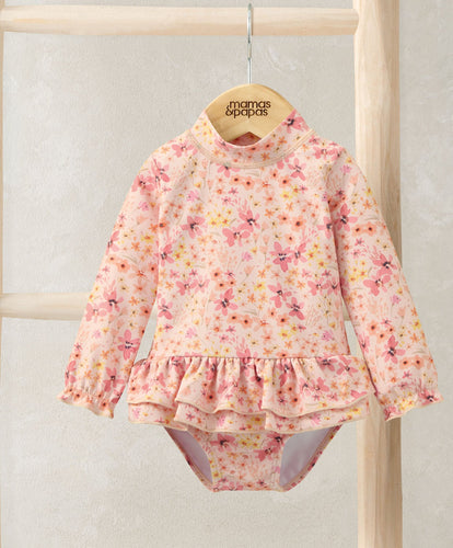 Mamas & Papas Swimwear Floral Swimsuit