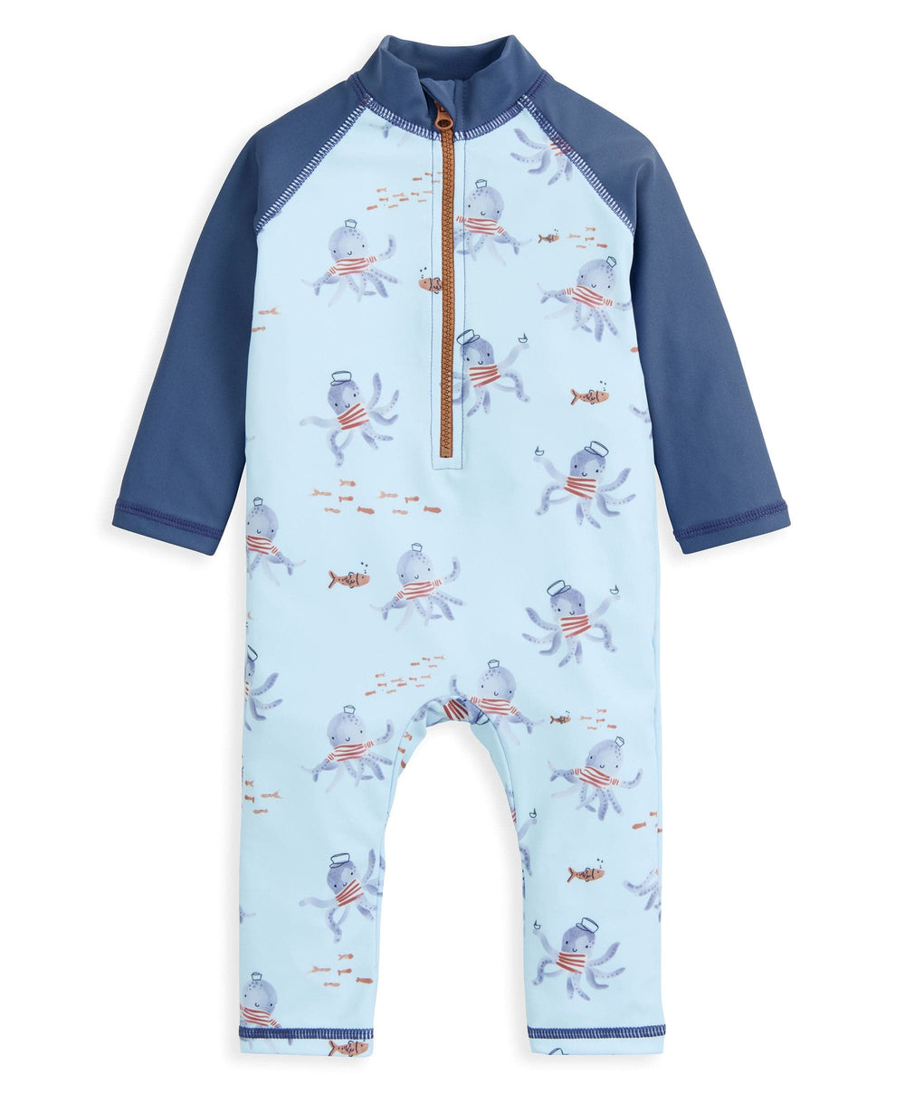 Mamas &amp; Papas Swimwear Squid Print Rashsuit