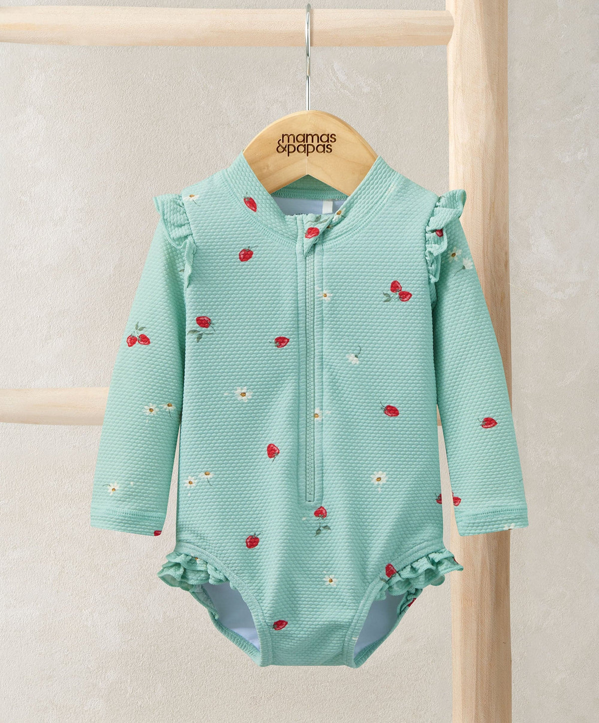 Mamas & Papas Swimwear Strawberry Swimsuit