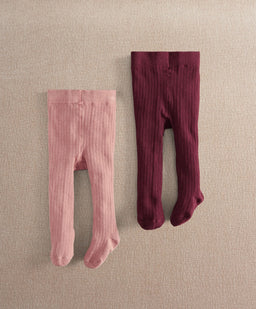 Mamas & Papas Tights Pink Tights ( Pack of 2)