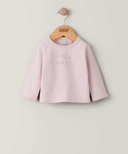 Mamas & Papas Tops & Shirts Little Sister T-Shirt - Pink