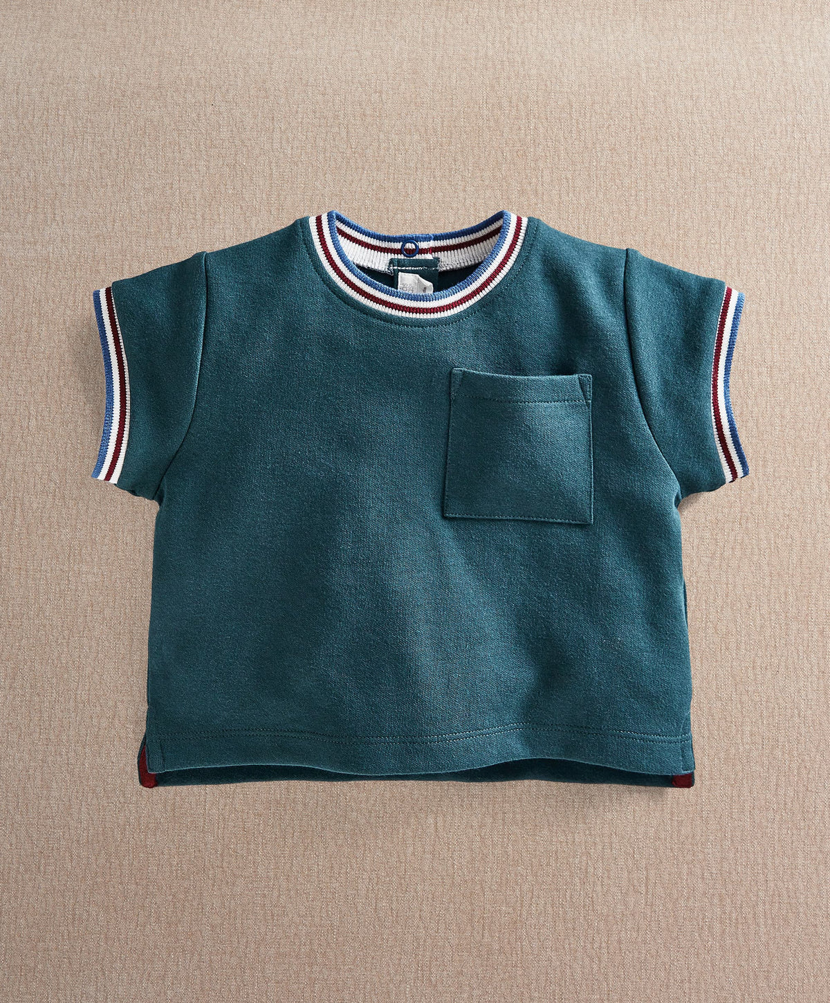 Mamas & Papas Tops & Shirts Rib Collar T-Shirt