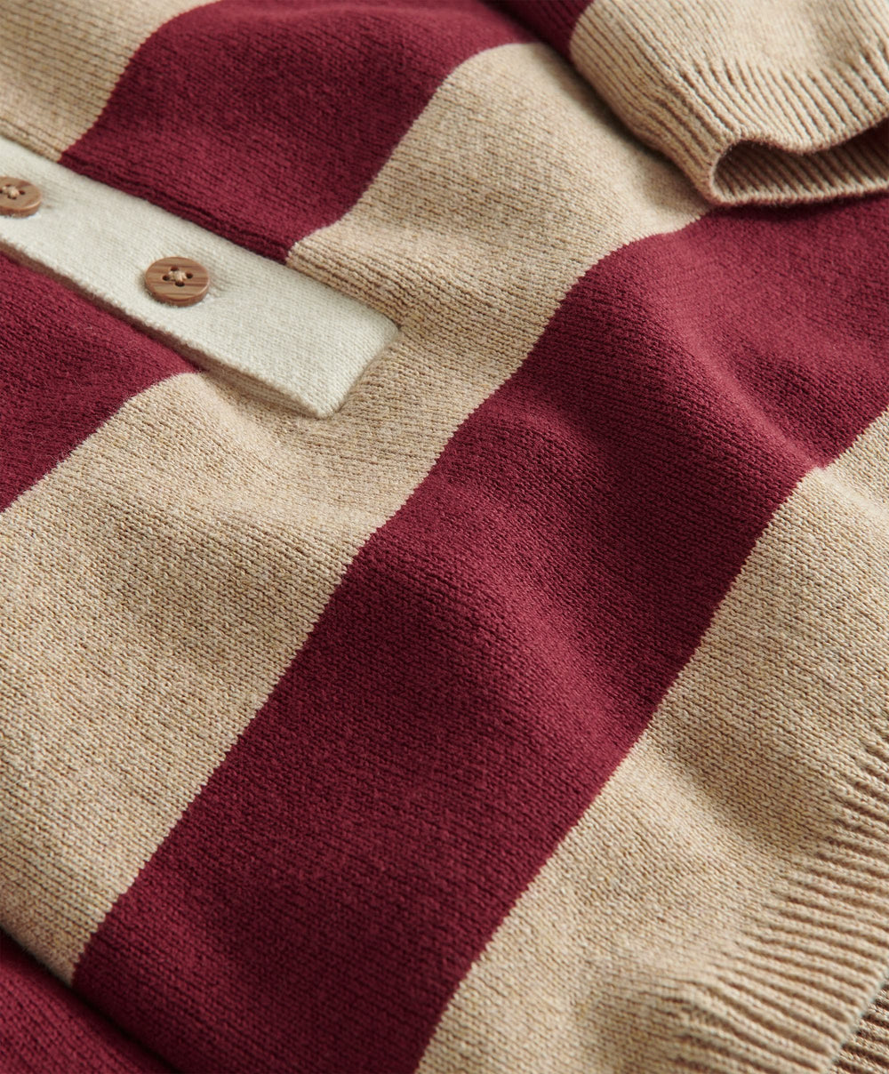 Mamas &amp; Papas Tops &amp; Shirts Rugby Stripe Knit Top
