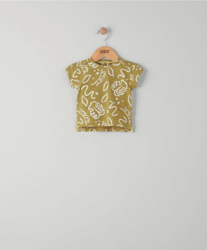 Mamas & Papas Tops & Shirts Tropical Palm Print T-Shirt