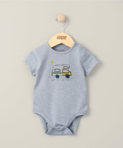 Mamas & Papas Tops & Shirts You Are Our Home Bodysuit - Blue