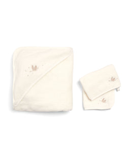 Mamas & Papas Towelling Baby Towelling Set (3 Pack) - Welcome to the World Duckling