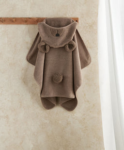 Mamas & Papas Towelling Hooded Towel - Bear