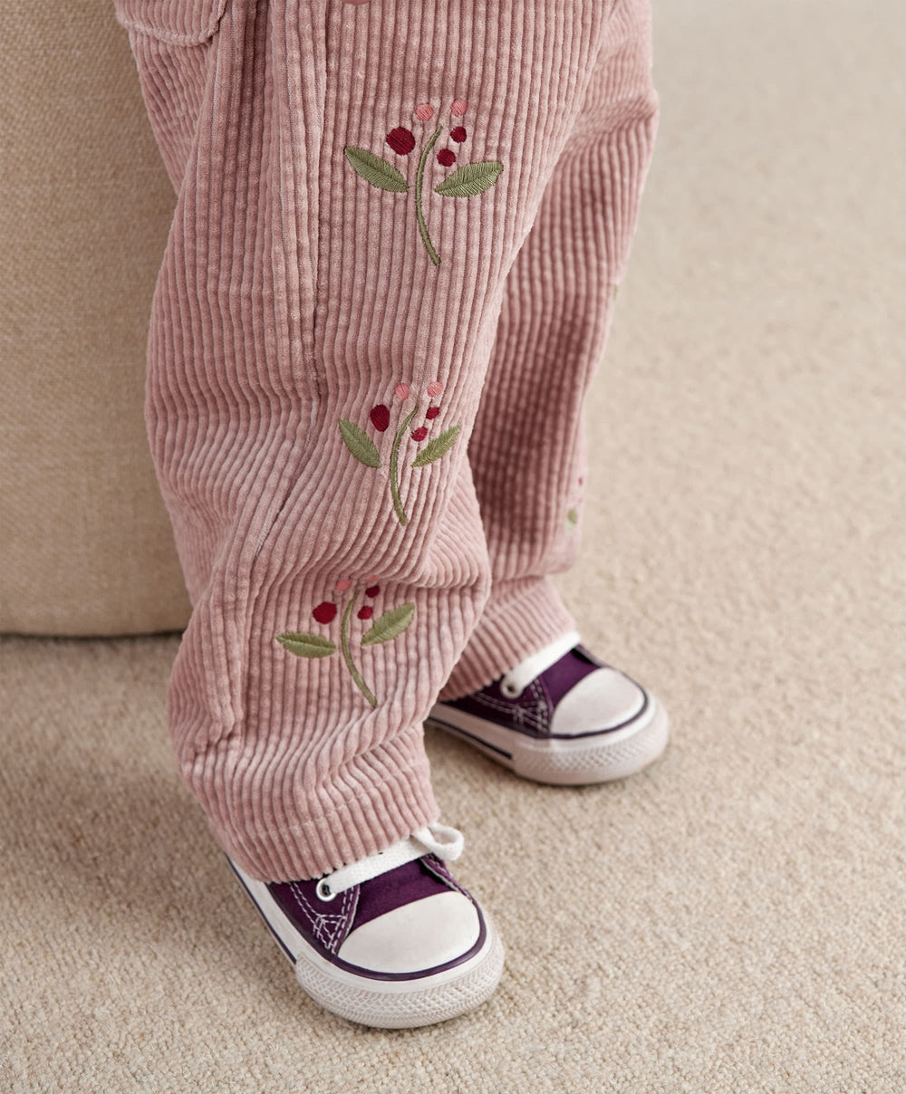Mamas &amp; Papas Trousers &amp; Leggings Berry Cord Trousers