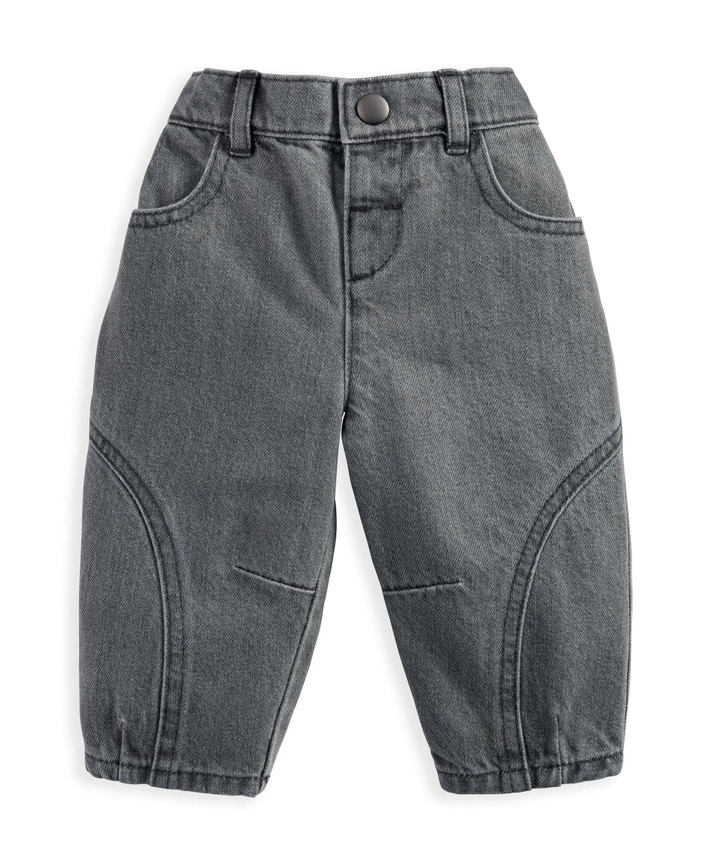 Mamas &amp; Papas Trousers &amp; Leggings Charcoal Barrel Leg Jeans