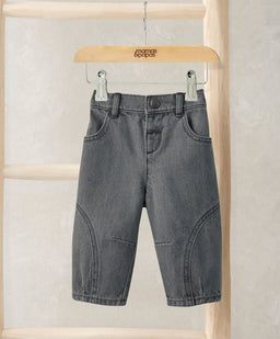 Mamas & Papas Trousers & Leggings Charcoal Barrel Leg Jeans