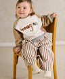 Mamas & Papas Trousers & Leggings Clay & Cream Stripe Trouser