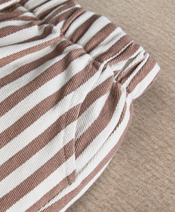 Mamas & Papas Trousers & Leggings Clay & Cream Stripe Trouser