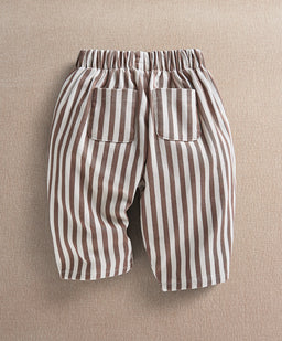 Mamas & Papas Trousers & Leggings Clay & Cream Stripe Trouser