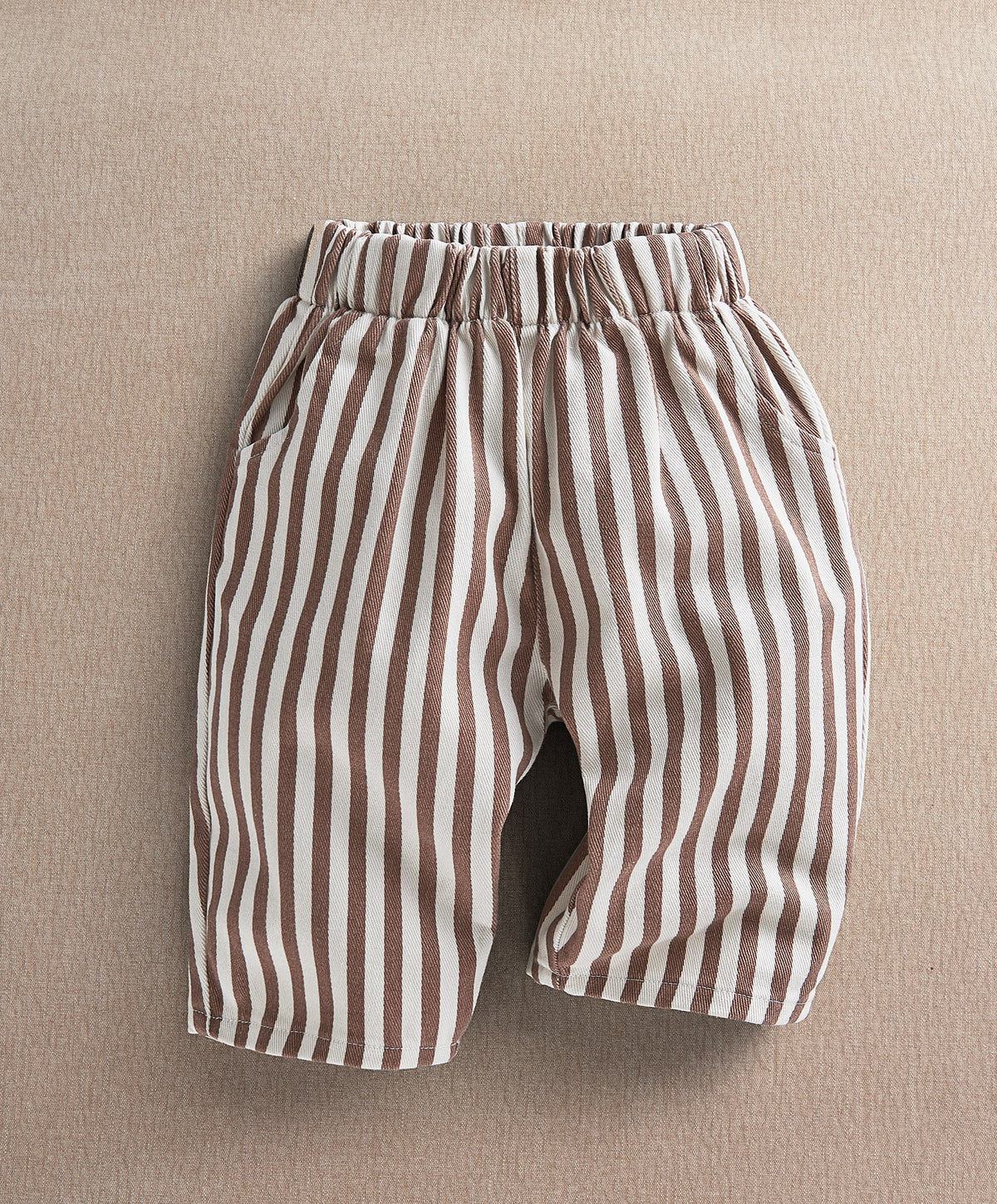 Mamas & Papas Trousers & Leggings Clay & Cream Stripe Trouser