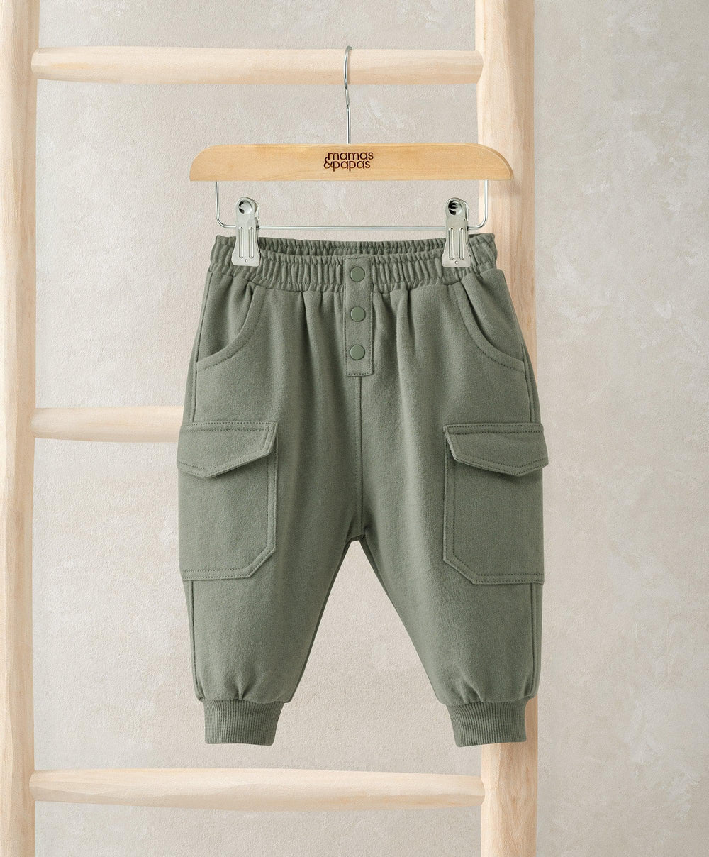 Mamas &amp; Papas Trousers &amp; Leggings Green Cargo Jogger